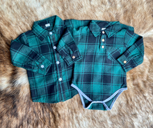 Load image into Gallery viewer, Green Flannel
